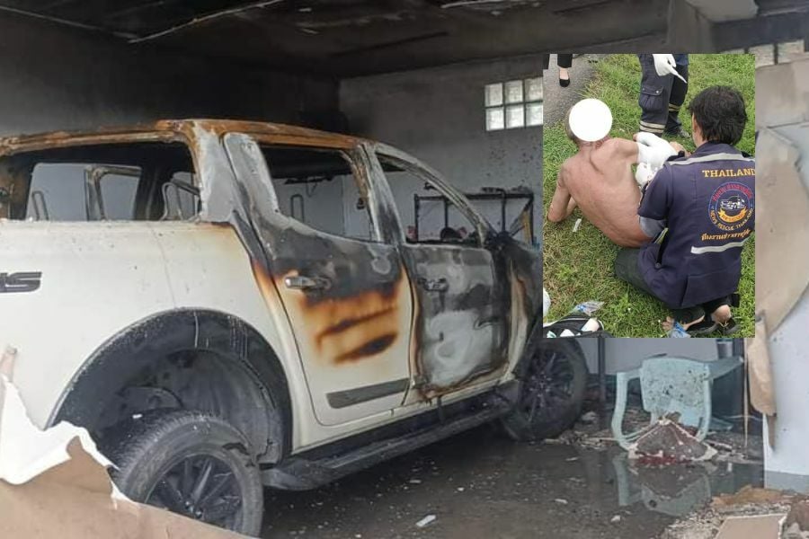 German man reportedly sets fire to house after Thai wife vanishes 