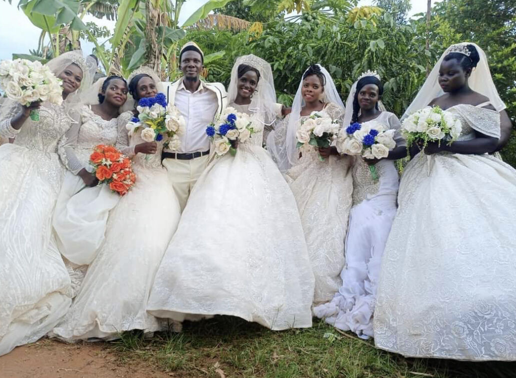 Ugandan groom ties the ‘knotty’ with seven women, promises more ‘I do’s’ ahead