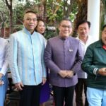 Democrat Party leader Prawit Wongsuwan embraces eco-friendly Loy Krathong tradition