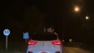 TikTok video of late-night ghostly encounter on car’s sunroof goes viral (video)