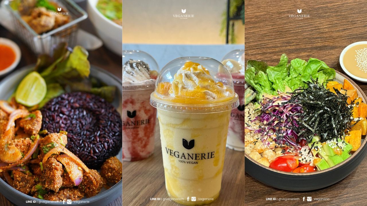 Vegan dishes by Veganerie Bangkok