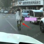 Tailspin surprise: Man&#8217;s daylight drive in China halted by woman with a fox tail blocking the road | Thaiger