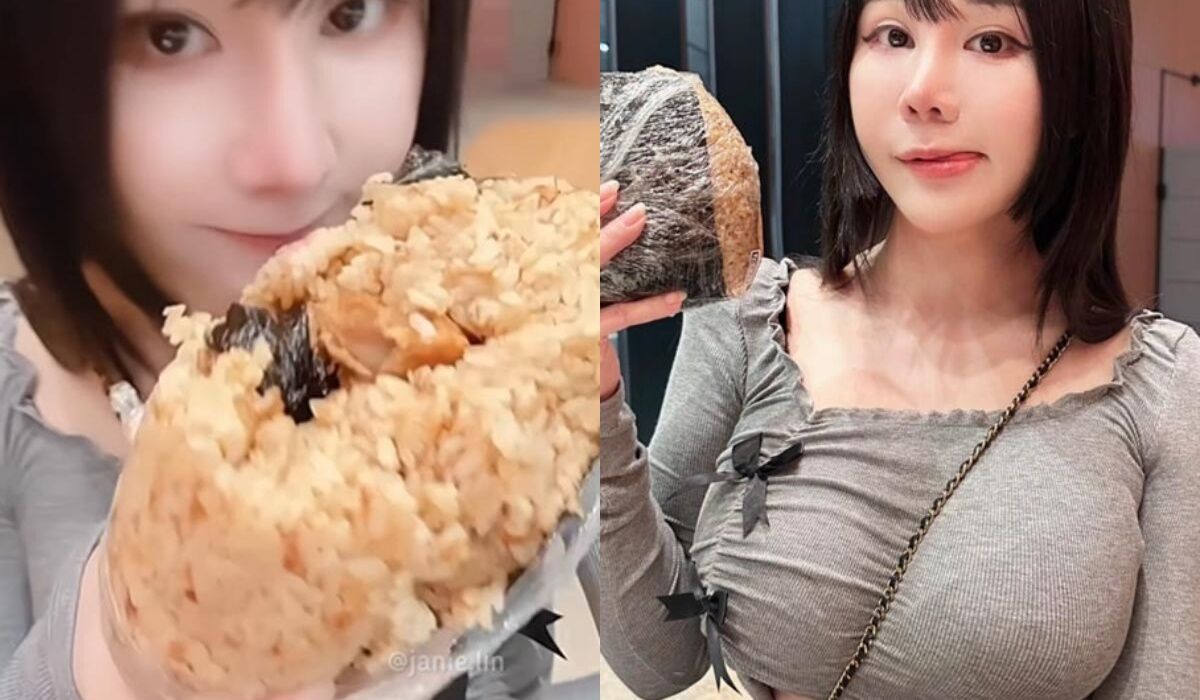 Taiwanese YouTuber discovers giant 1kg rice ball for 150 baht in Tokyo