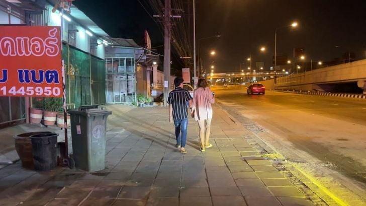 Laotian couple resolves roadside dispute peacefully in Samut Prakan