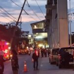Pink Line Skytrain track collapse causes havoc in Nonthaburi | Thaiger