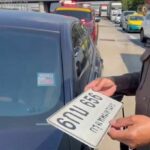 Thai police stop luxury BMW with fake plates in traffic patrol | Thaiger