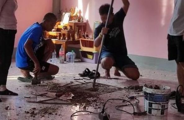 Mysterious items unearthed in Surat Thani home spark fears of malevolent intent