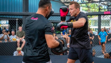 Greatest MMA fighter of all time, ‘The GOAT’ GSP, visits Bangtao Muay Thai & MMA