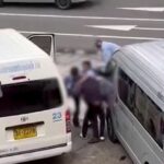 Violent dispute between van drivers shocks tourists at Phuket Airport | Thaiger