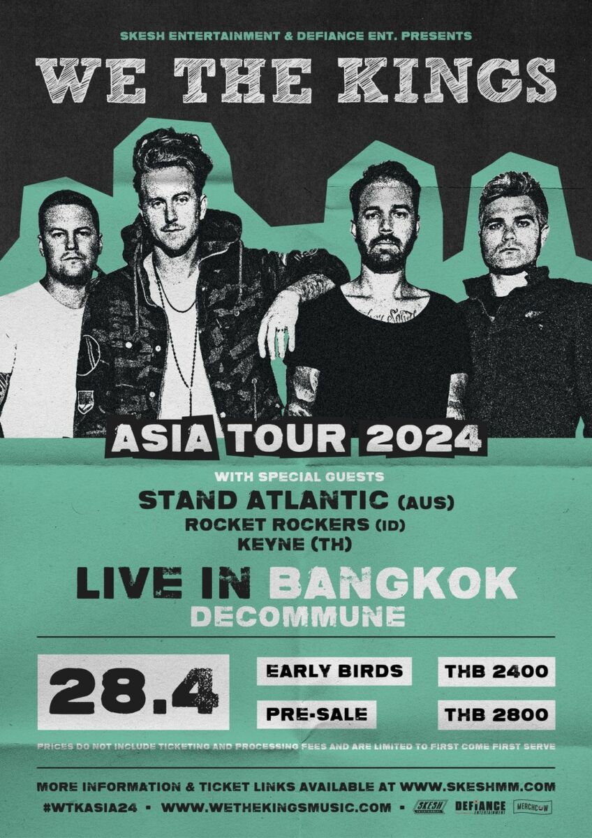 Concerts in Bangkok to look forward to in 2024 | News by Thaiger
