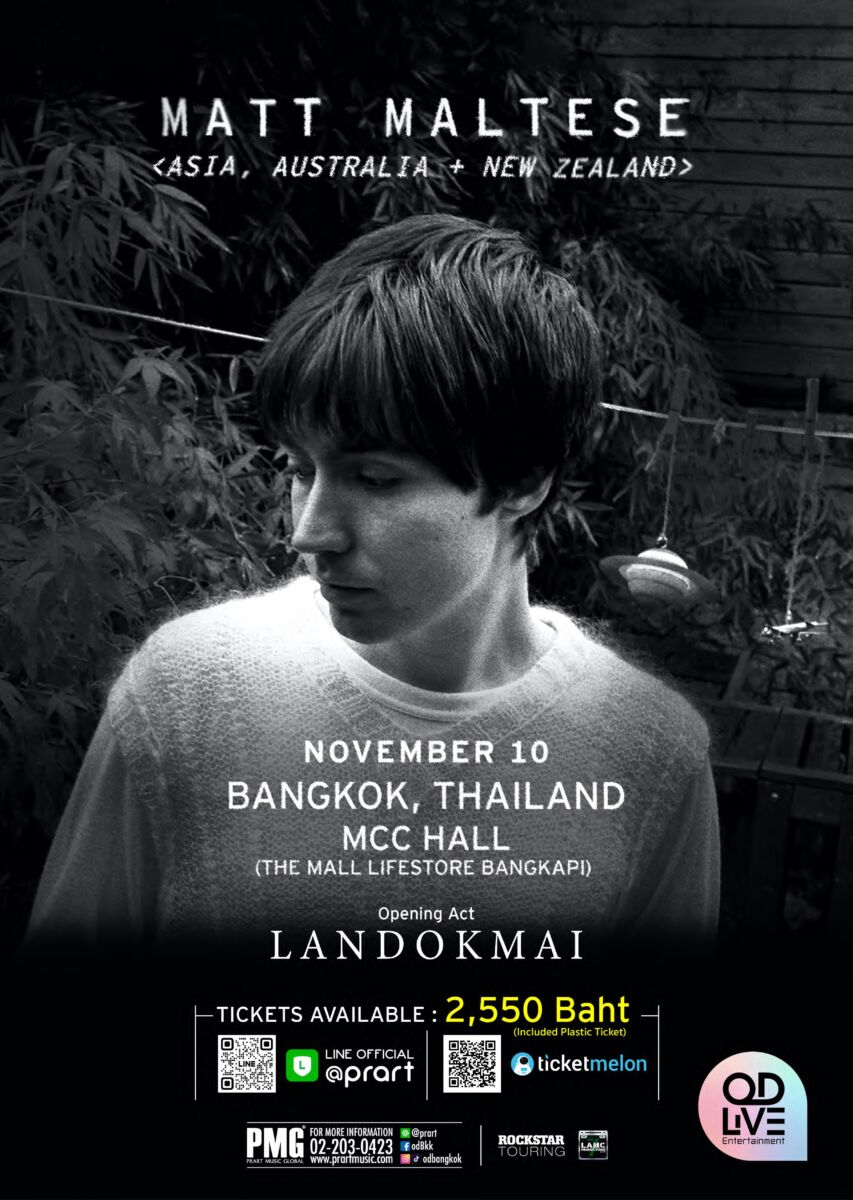 Matt Maltese Live in concert Bangkok 2024