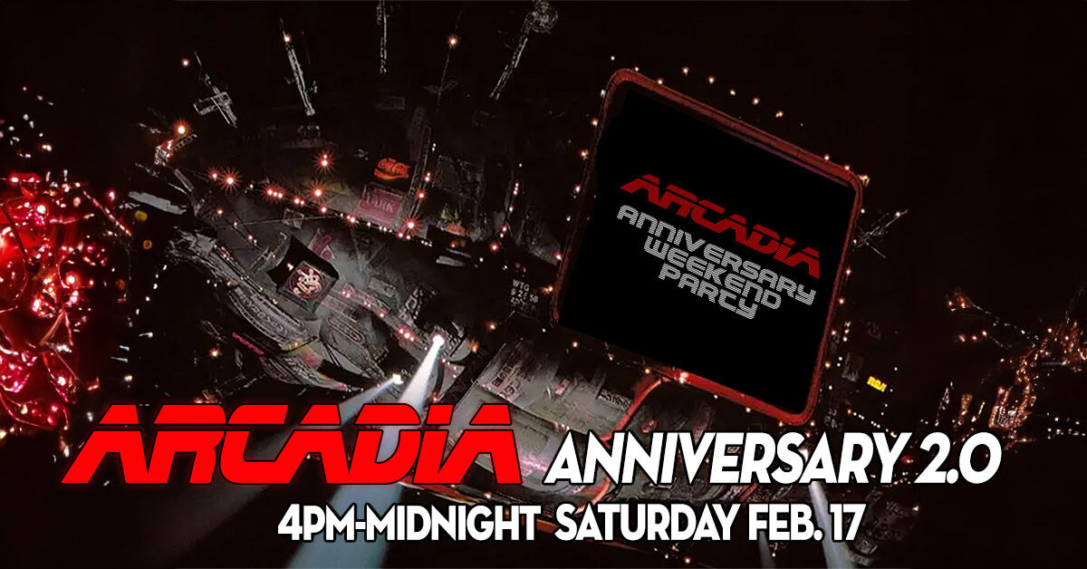 A 2-UP plakátja! Arcadia 2nd Anniversary Party, az egyik legjobb program Bangkokban ezen a hétvégén