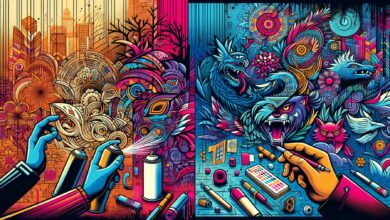 Street art vs graffiti: From vandalism to fine art