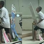 Warning issued over Thai man masturbating to standee | Thaiger