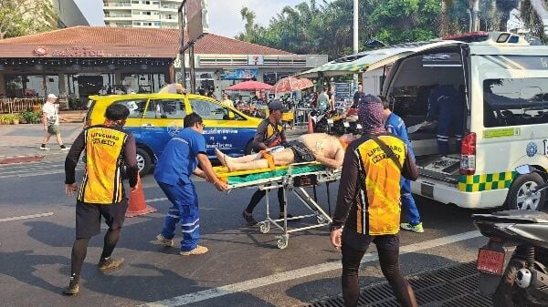 Tourist’s near-death ordeal at Pattaya Beach, rescued from waters