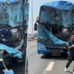 Bus and truck collision injures 30 on Chon Buri expressway | Thaiger