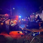 Pickup truck crashes into house in Nonthaburi, injuring four | Thaiger