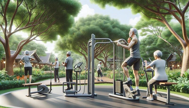Otkrijte najbolje tajlandske fitness parkove za starije |  Vijesti od Thaiger
