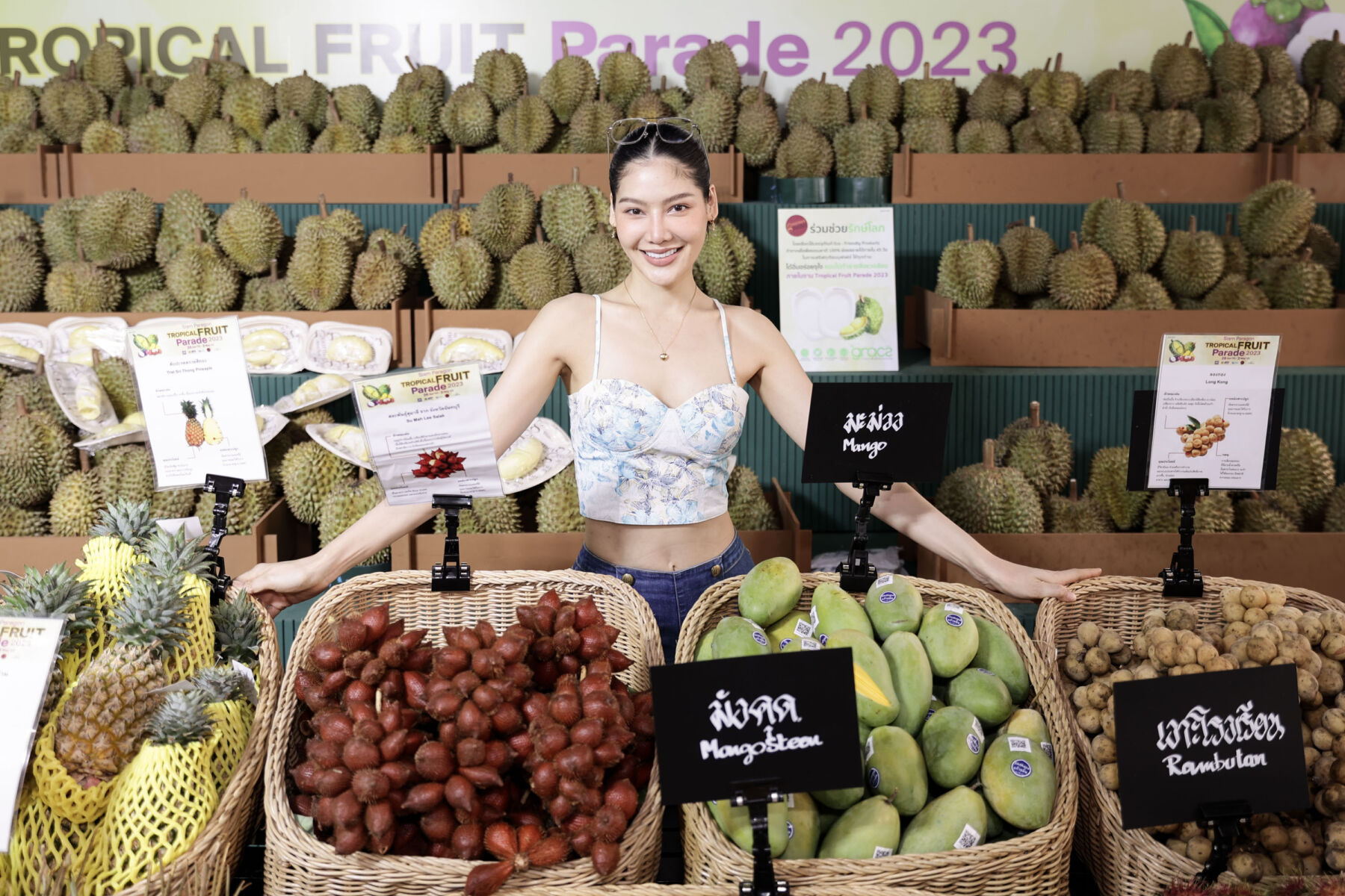 Feast on the freshest Thai fruit at 'Siam Paragon Tropical Fruit Parade 2024' | News by Thaiger