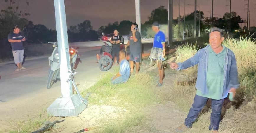 Huay Yai locals stop cable thieves funding birthday bash and drugs