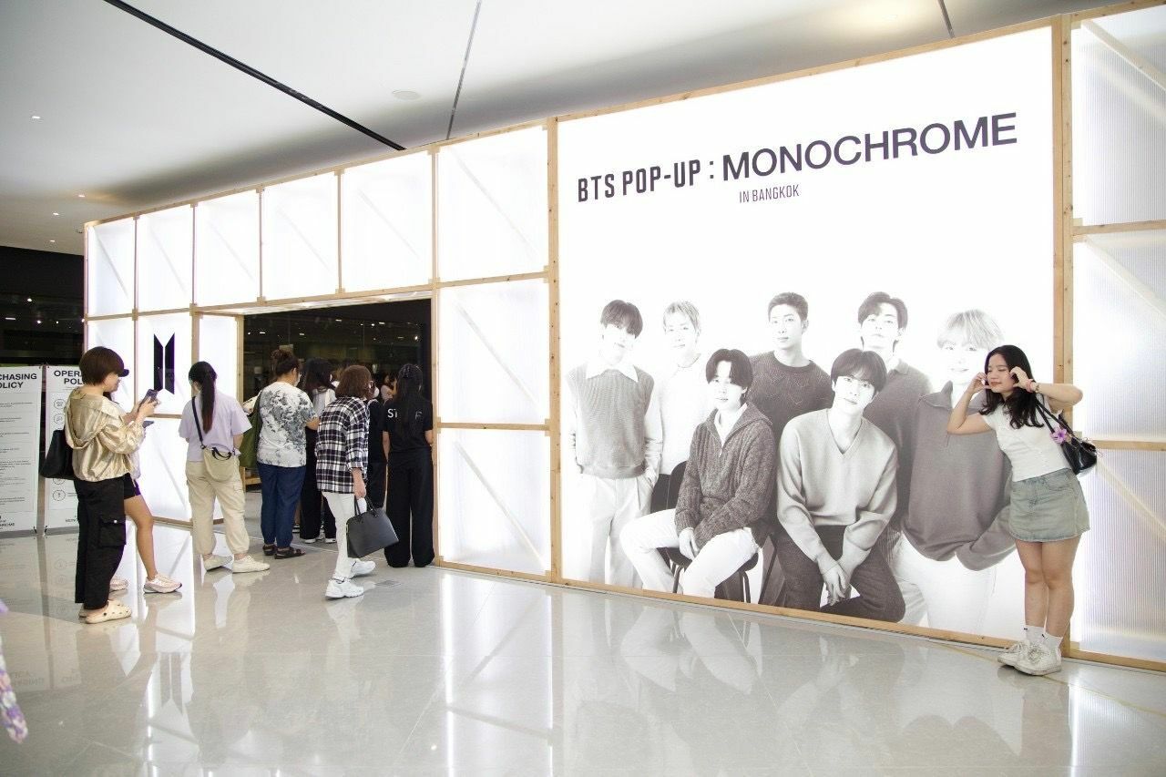 BTS POP-UP: MONOCHROME IN BANGKOK