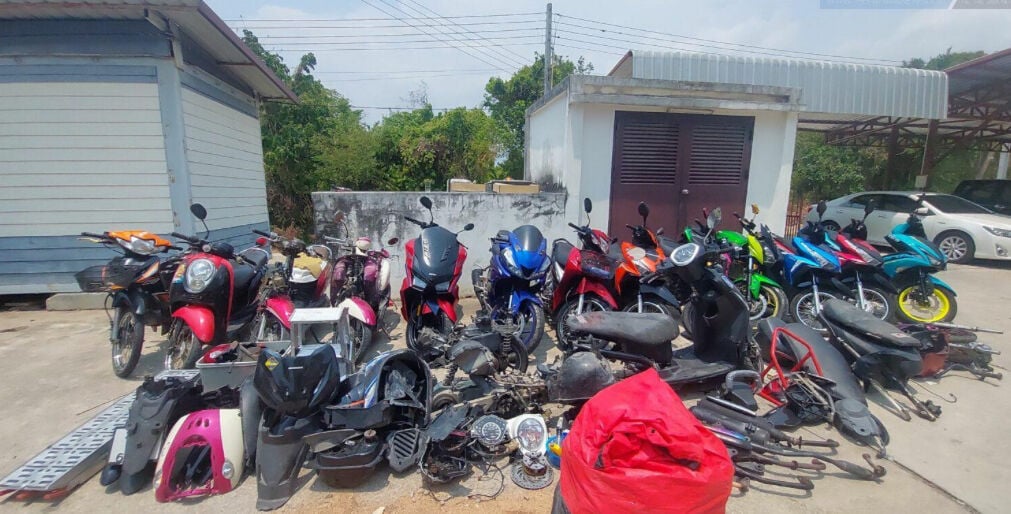 Nongprue police dismantle large-scale motorbike theft operation