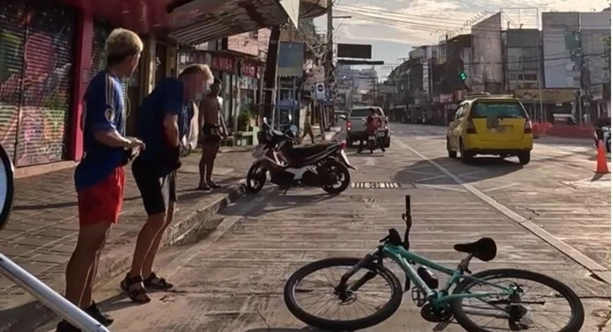 Hit-and-run: Tourist bus driver abandons injured cyclist in Pattaya