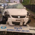 Palm tree lands on car during thunderstorm in Phuket | Thaiger
