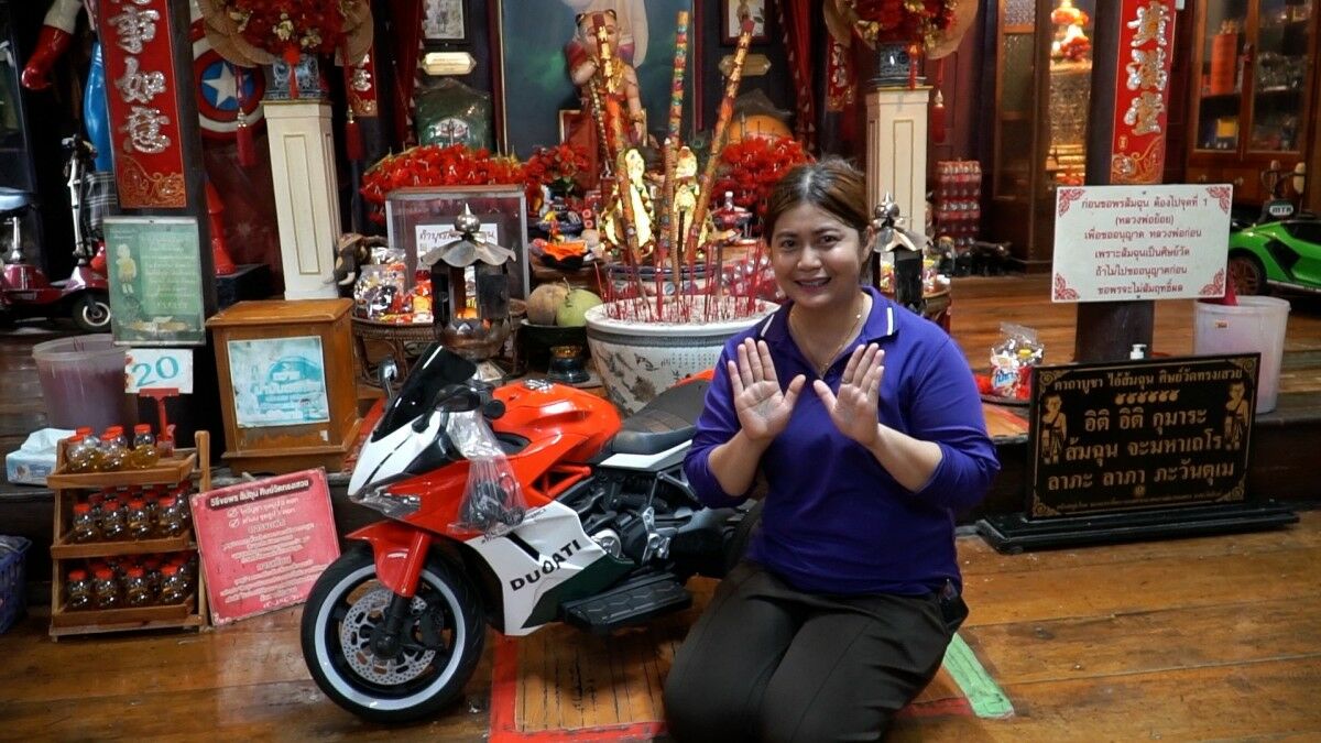 Woman’s luck soars after Thai temple ritual nets lottery win