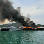 Chalong Bay luxury yacht goes up in flames | Thaiger