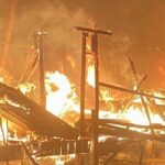 Family suffers burns as fire razes home in Samut Songkhram | Thaiger