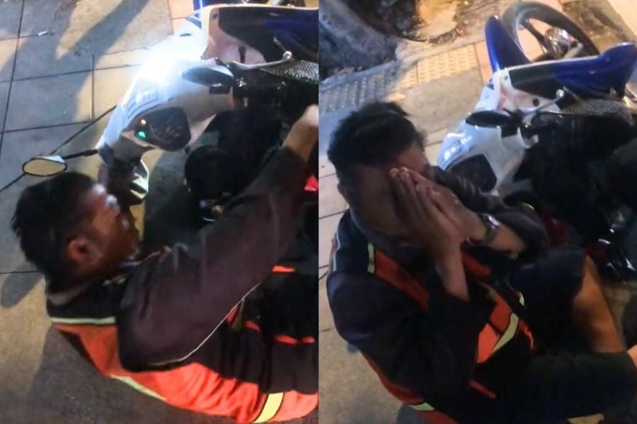 Thai man injured after at trip with a drunk taxi rider in Bangkok
