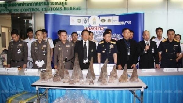 Former prosecutor indicted for smuggling rhino horns