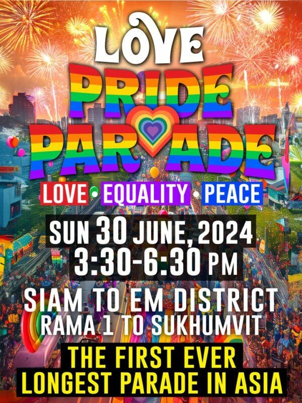 Thailand to host major Pride events in Koh Samui and Bangkok