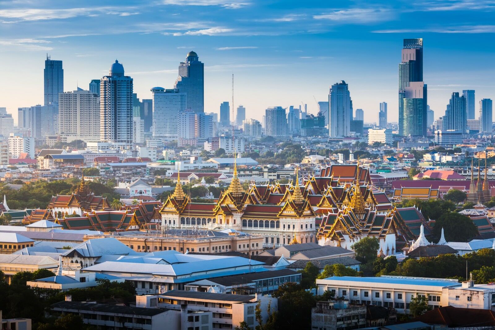 Image of the buildings of Bangkok