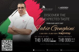 Chef Fabio Genghini takes over Portofino at Le Meridien Phuket for an Exclusive 2-week residency