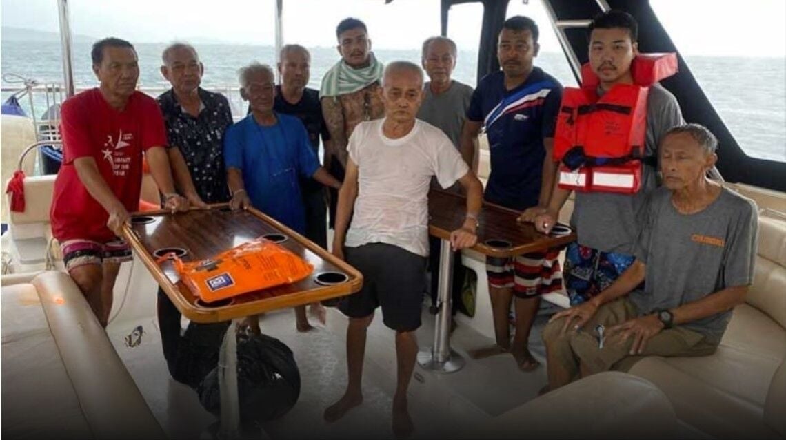 Thai crew saved from sinking cargo ship in Cambodian waters