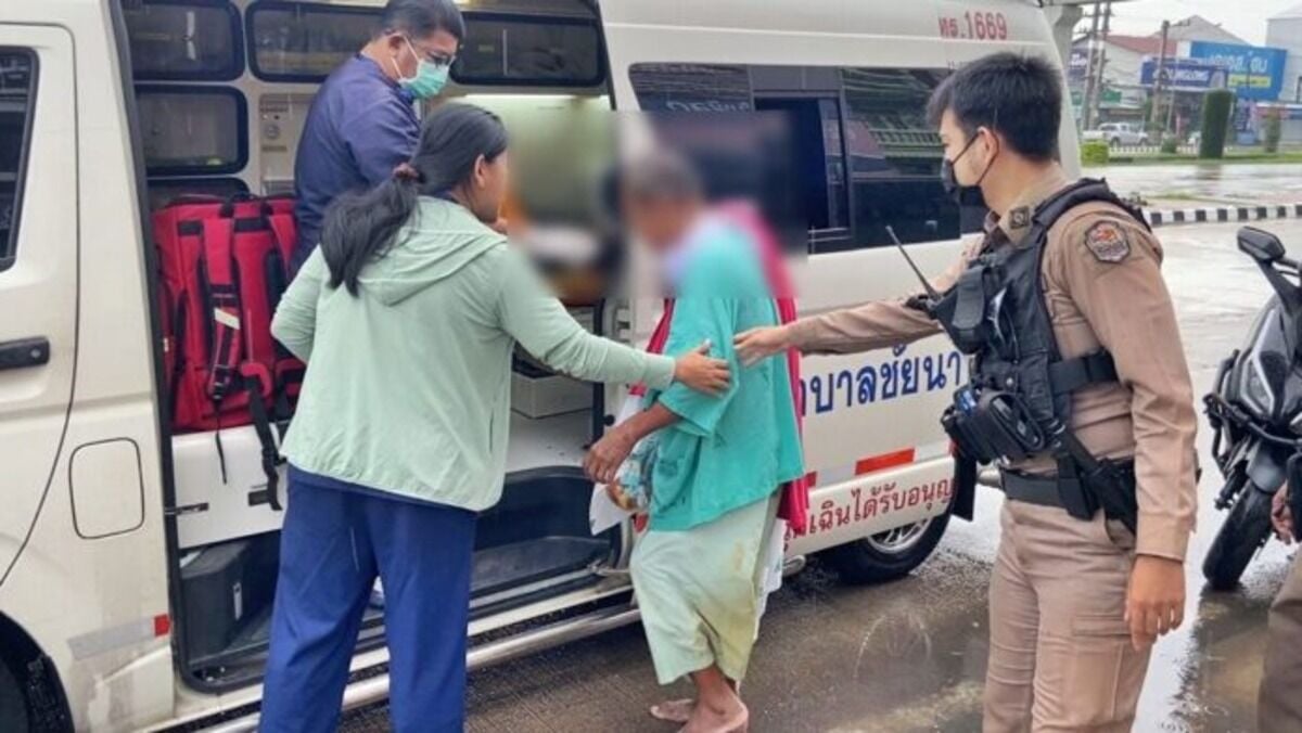 Elderly man escapes hospital in Central Thailand, found by police
