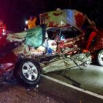 Father and son die in Phetchaburi truck crash amid heavy rain | Thaiger