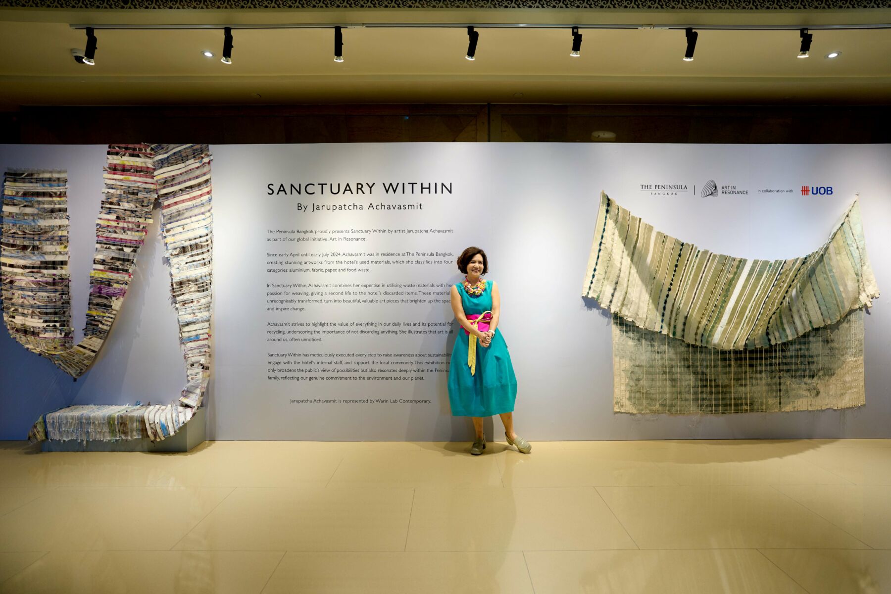 The Peninsula Bangkok unveils ‘Sanctuary Within’ exhibition by Jarupatcha Achavasmit as part of Art in Resonance