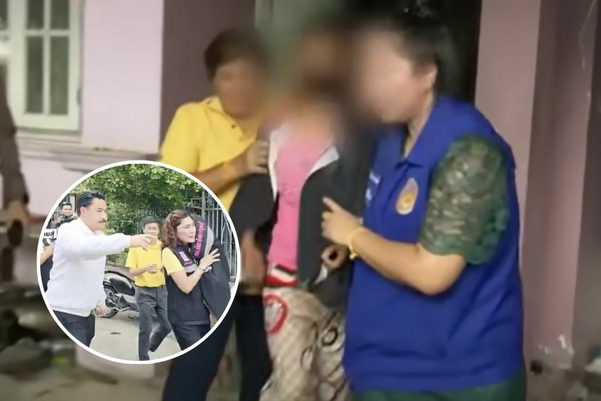 3 year old Thai boy rescued from drug-addict mother
