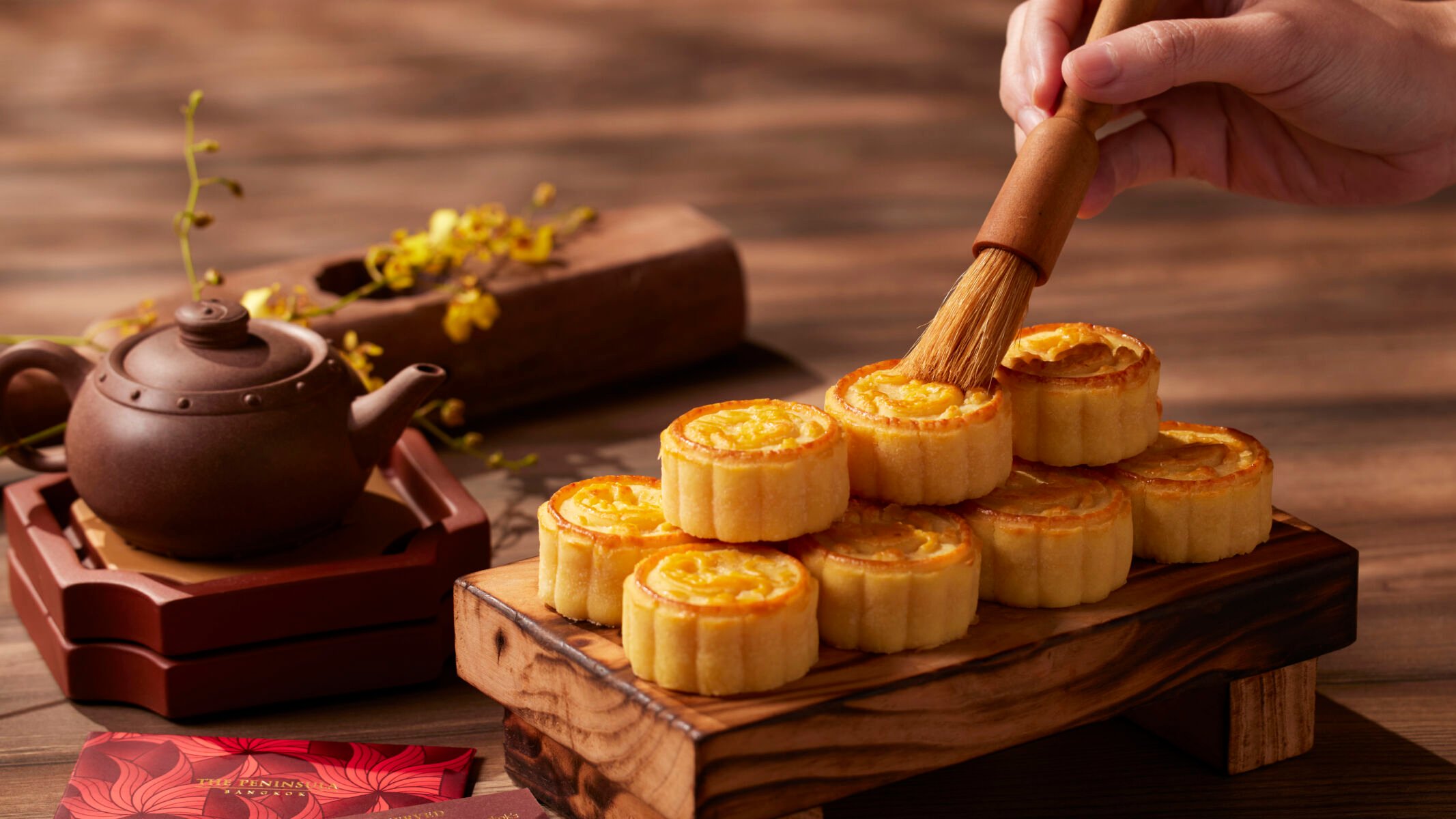 The Peninsula Bangkok returns with timeless egg custard mooncakes and new flavours for mid-autumn festival