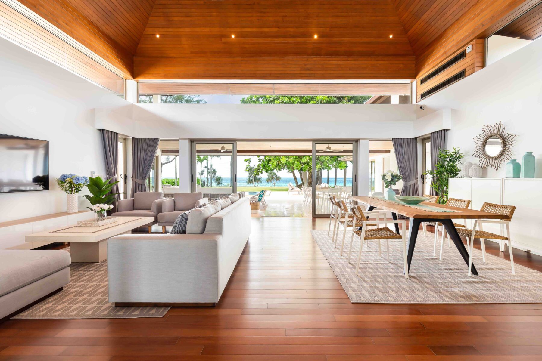 Living area at Villa Sand