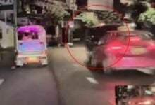 Head-on crash between taxi and wrong-way driver goes viral