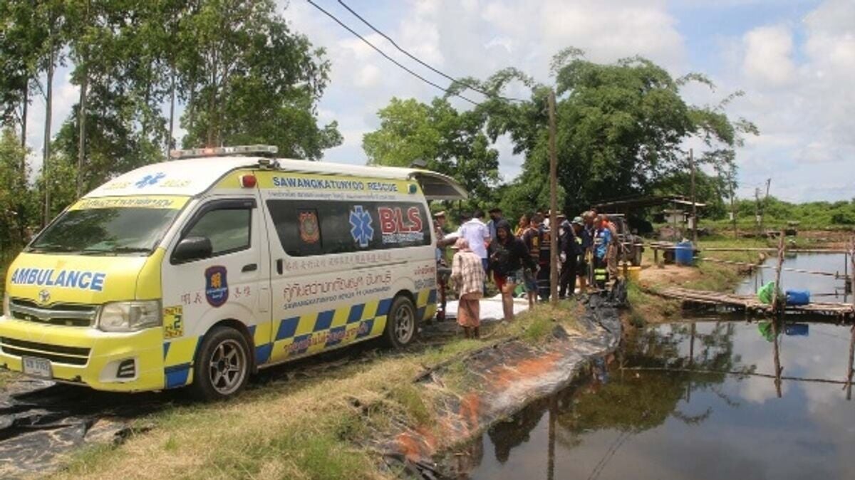 Pond-erous tragedy: Fish farm owner pulled into watery grave