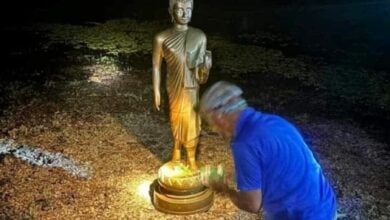 Lost Buddha statue found in Sakhon Nakhon dam after 20 years