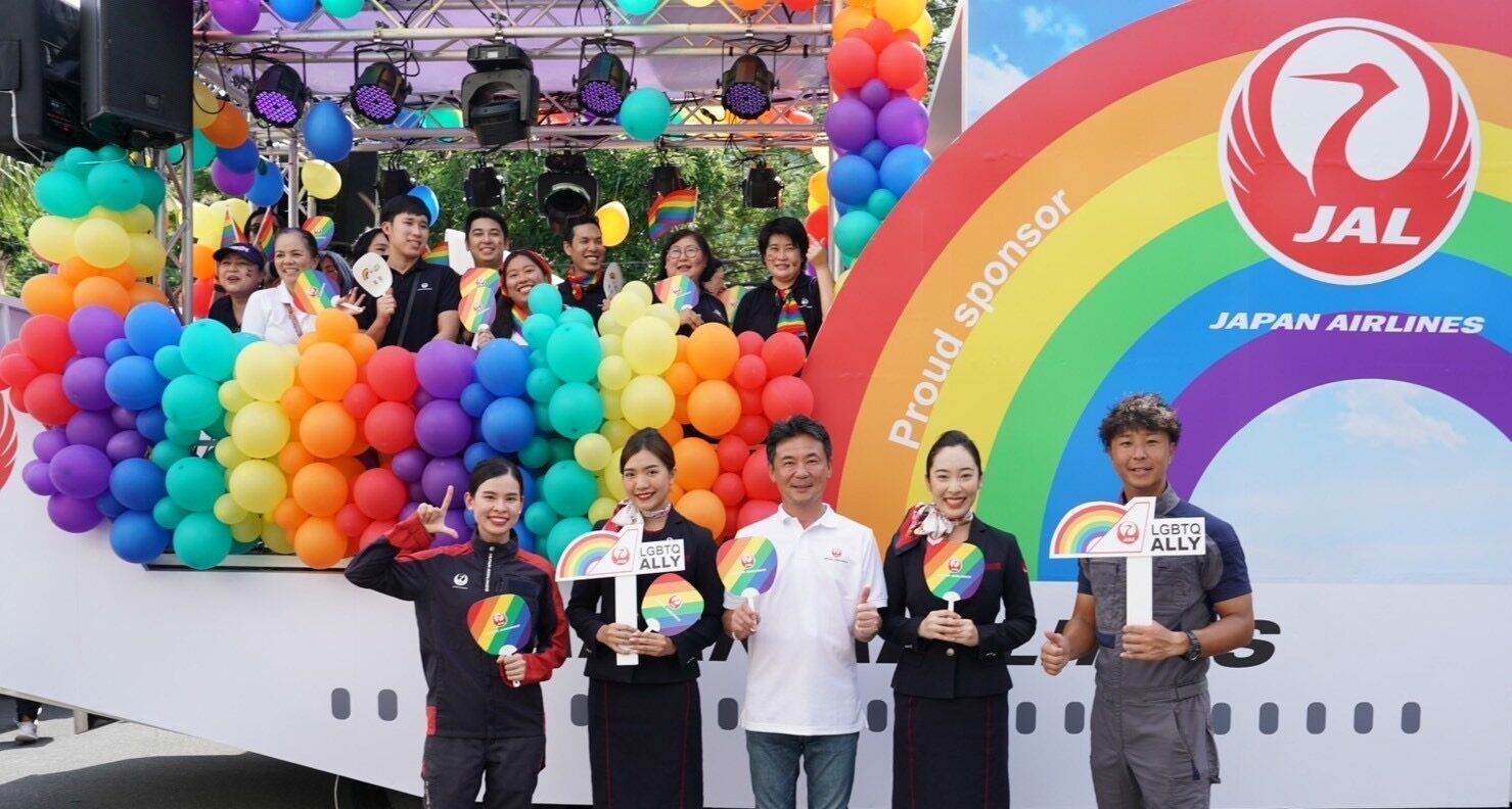 Japan Airlines joins Love Pride Parade 2024 in Thailand