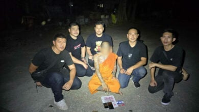 High crimes: Pattaya police arrest drug-dealing monk