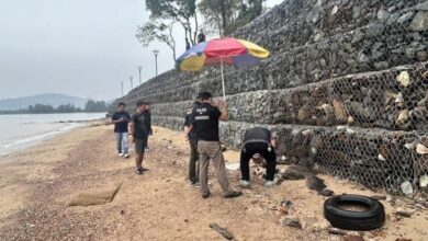 Human skeletal remains found washed ashore in Phuket