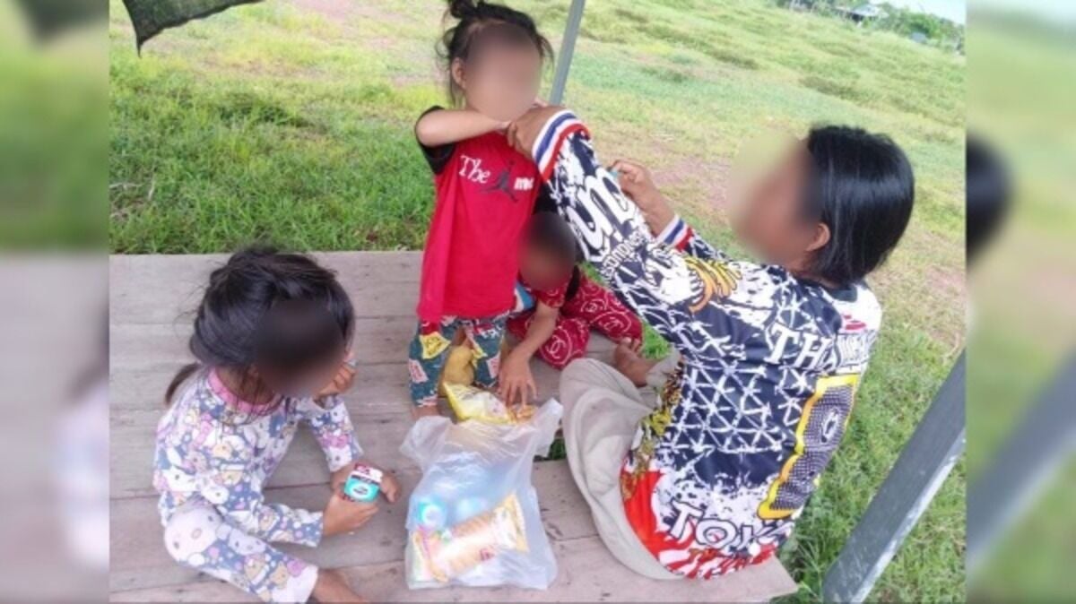Thai man abandons family in roadside hut in Udon Thani